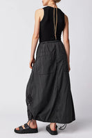 Free People Picture Perfect Parachute Skirt Style OB1896825 in Black;Black Parachute Skirt;Free PEople Black Parachute Skirt; 