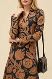 Spartina 449 Clothing Celia Midi Dress Guerard Estate Vine;