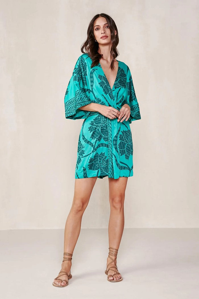 margot cotton mini dress Margot Mini Nia Malachite / M