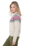 27 Miles Malibu Salena Cashmere Sweater in Pebble Cream; 