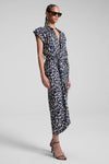 ALC Emilia Midi Shirtdress Style 6DRES02581 NVCR in Navy Cream; 