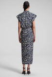 ALC Emilia Midi Shirtdress Style 6DRES02581 NVCR in Navy Cream; 