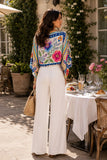 ASTR the Label Talulla Wide-Leg Linen Pants Style ACP7425 in Off White. Off White Pleated Wide leg spring summer trouser pant as intentionally styled at bfree