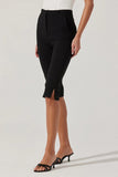 ASTR the Label Cardin Capri Pants Style ACP7378 in Black;Black Capri pant;Summer Capri Pant;Black Pant; 