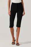 ASTR the Label Cardin Capri Pants Style ACP7378 in Black;Black Capri pant;Summer Capri Pant;Black Pant; 
