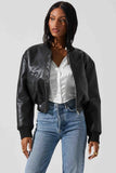 ASTR the Label Clothing Avianna Jacket Style ACT17852 in Black; 