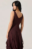 ASTR the Label Philomene Dress Style ACDR102939 in Eggplant;Fall Guest Of Dress;Wedding Guest Dress; 