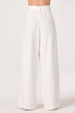 ASTR the Label Talulla Wide-Leg Linen Pants Style ACP7425 in Off White. Off White Pleated Wide leg spring summer trouser pant