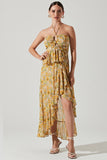 ASTR the Label Vivee Dress Style ACDR101732 in Yellow Floral;Floral Dress;ASTR Floral Dress; 