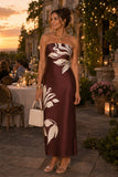 ASTR the Label Clothing Annabeth Dress Style ACDR101745NC in Brown Floral. 