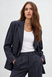 Astrid Clothing Levi Blazer Style 26-U9918J in Navy; 