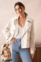 Cropped Cotton Trench