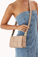 Billini Birdy Cross Body Bag Style HB303 in Both White and Chai;woven bag;woven cross body bag