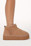Billini Shoes Quinto in Tan;Ugg Like Boot; 