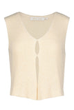 Bishop and Young Clothing Aster Cutout Sweater Style K1FSW2971-SND in sand; 