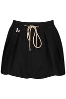 Bishop and Young Sporty Bubble Skirt Style K4FSKW3177 in Black;Black Bubble Mini Skirt; Preppy Bubble Mini Skirt