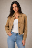 Blank NYC Clothing CINNAMON CRUNCH JACKET Suede Jacket Style 73K-5520 CIC; 