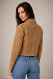 Blank NYC Clothing CINNAMON CRUNCH JACKET Suede Jacket Style 73K-5520 CIC; 