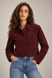 Blank NYC Clothing Wine-O-Clock Blazer Style 73K-5520 in Burgundy; 