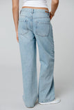 Blank NYC Denim Pant Style 52CH3591 HCL in Home Free; Light Wash Low Rise Wide Leg Jeans