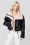 Blank NYC Flying Squad Jacket Style 07XL6907 in Black; 