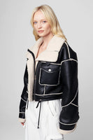 Blank NYC Flying Squad Jacket Style 07XL6907 in Black; 