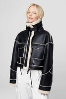 Blank NYC Flying Squad Jacket Style 07XL6907 in Black; 