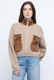 Blank NYC Latte Later Jacket Style 24JP4707 in Latte Later; 