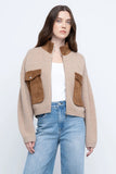 Blank NYC Latte Later Jacket Style 24JP4707 in Latte Later; 