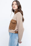 Blank NYC Latte Later Jacket Style 24JP4707 in Latte Later; 