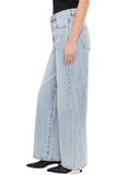Blank NYC Denim Pant Style 52CH3591 HCL in Home Free; Light Wash Low Rise Wide Leg Jeans