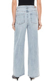 Blank NYC Denim Pant Style 52CH3591 HCL in Home Free; Light Wash Low Rise Wide Leg Jeans