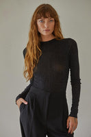By Together Clothing Envy You Bodysuit Style L6703 in Black; 