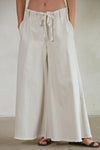 By Together Clothing Way Ahead Pants Style BD297 in stone;Super Wide LEg Pant; 
