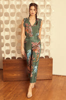 Caballero Collection Clothing Max Pant Style CA7099 in Italian Afternoon;Printed Fall Pant;Elevated Style;Sophisticated Style; 