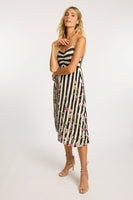 Caballero Collection Donna Stripe Vine Dress Style CA4297 in Stripe Vine; 