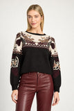 Caballero Collection Noa Sweater in Crouching Cheetah; 