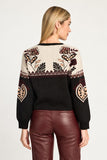 Caballero Collection Noa Sweater in Crouching Cheetah; 