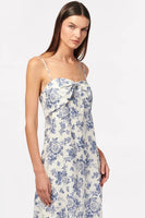 Cami NYC Tilney Linen Dress In Stonewash Floral; 