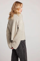 Chaser Brand Clothing Geenie Toasted Coconut Long Sleeve Style CWA259-TCCNT in Toasted Coconut;Apres Ski Sweater; Turtle Neck Sweater