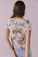 Chaser Brand Clothing Guns n' Roses Paradise City Tee Style CWA412-GNR025-GlitterTD; 
