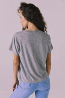 Chaser Brand Clothing Locals Only Tee Style CW9387-CHA8010-STKGRY in Streak Grey; 