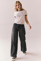Chaser Brand Clothing NY Paris Amsterdam London Graphic Tee Style CWA417-CHA8091-WHT; 