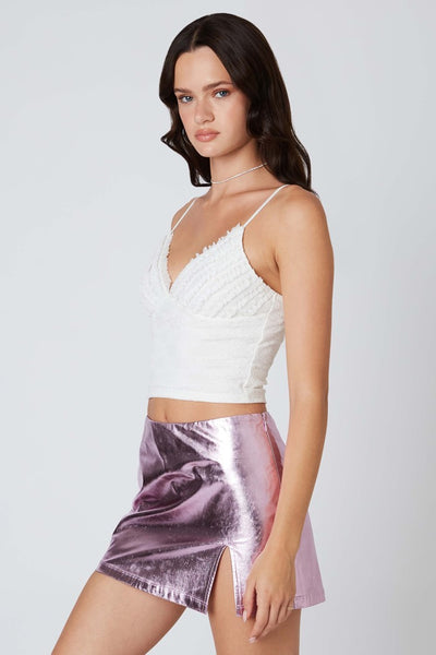 Metallic mini skirt forever 21 sale