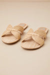 DV by Dolce Vita Geeya in Natural;Natural Raffia Slide Sandal;beach Slide Sandal;Summer Slide Sandal