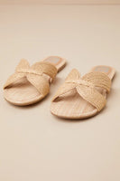 DV by Dolce Vita Geeya in Natural;Natural Raffia Slide Sandal;beach Slide Sandal;Summer Slide Sandal