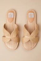 DV by Dolce Vita Geeya in Natural;Natural Raffia Slide Sandal;beach Slide Sandal;Summer Slide Sandal