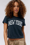 DayDreamer LA New York Shrunken Tee Style T1568G4970D in Vintage Black; 