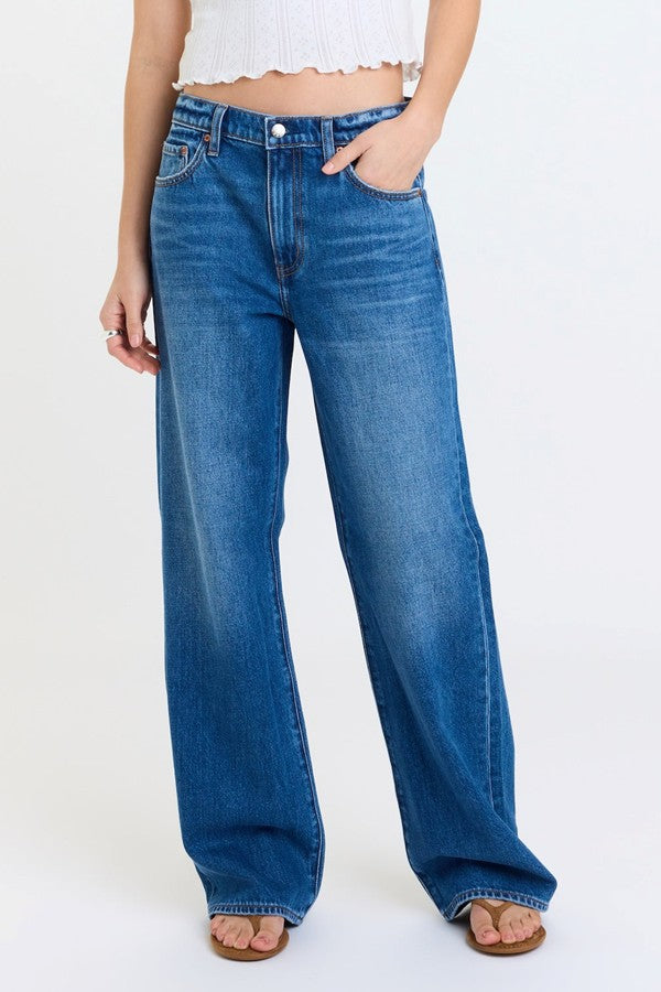 2k Mid Rise Relaxed Baggy Pant in Vesper