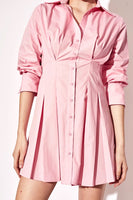 Deluc Clothing Alsephina Dress Style 8858D in Light Pink; 